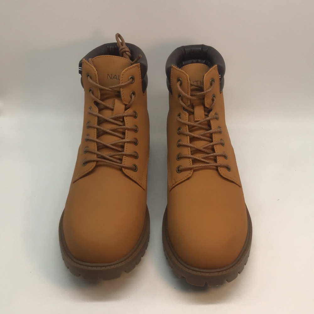 Nautical Menś Tan Pratt Combat Boot Size 11 - Picture 7 of 14